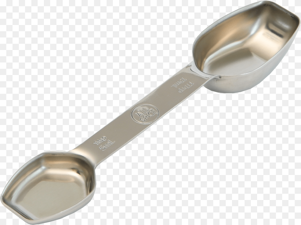 Clip Art Double Sided Stainless Steel Spoon, Cutlery Free Transparent Png