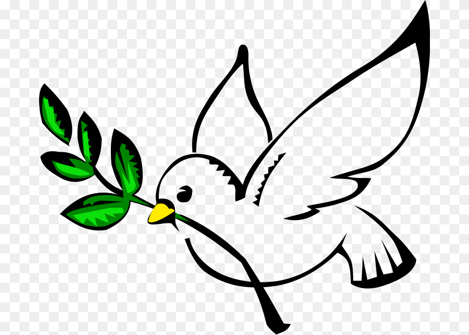 Clip Art Dove, Green, Leaf, Plant, Flower Free Png Download