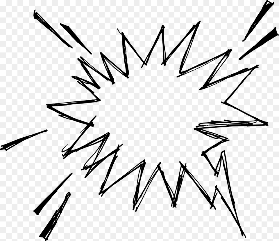 Clip Art Drawing Explosions Ti Rate The Bars, Gray Png