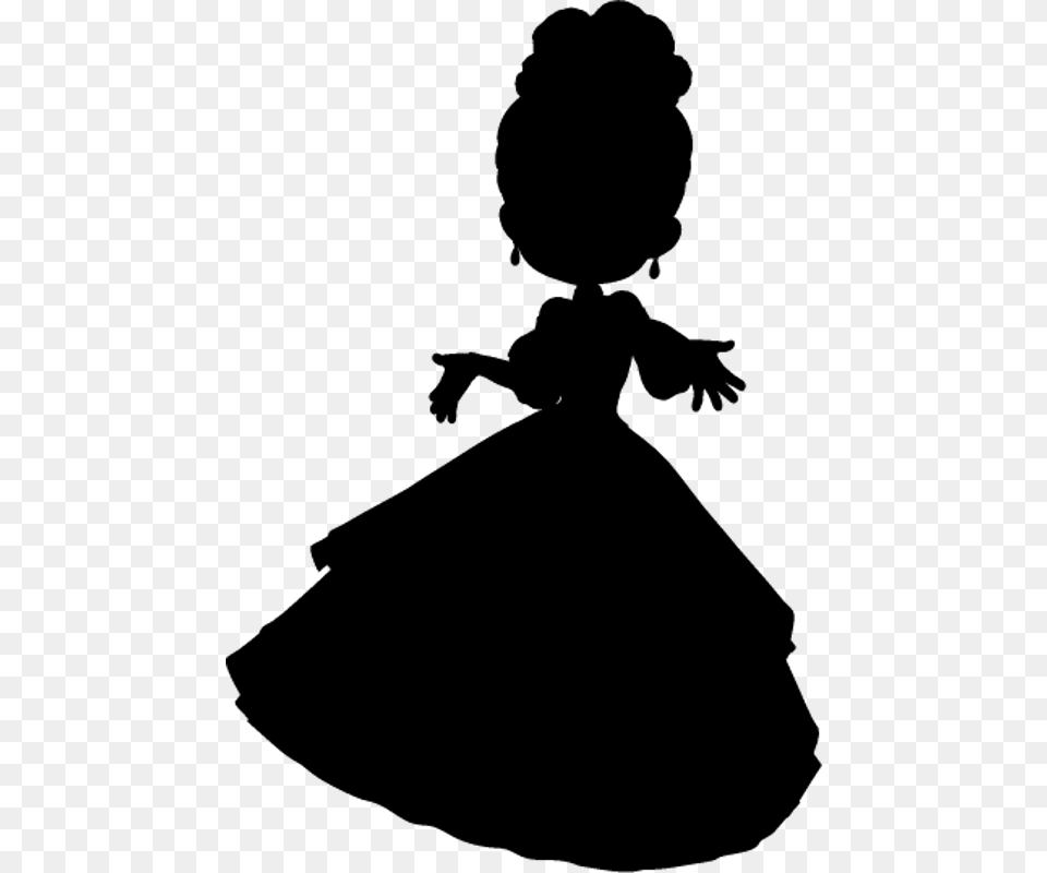 Clip Art Dress Silhouette Illustration, Gray Free Png Download