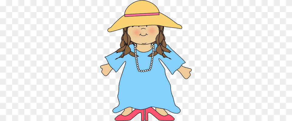 Clip Art Dress Up Clothes Clipart, Accessories, Clothing, Hat, Necklace Png Image