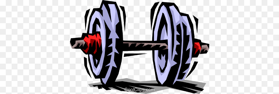 Clip Art Dumbbell Weightlifting Royalty Vector Clip Art, Axle, Machine, Coil, Rotor Png Image
