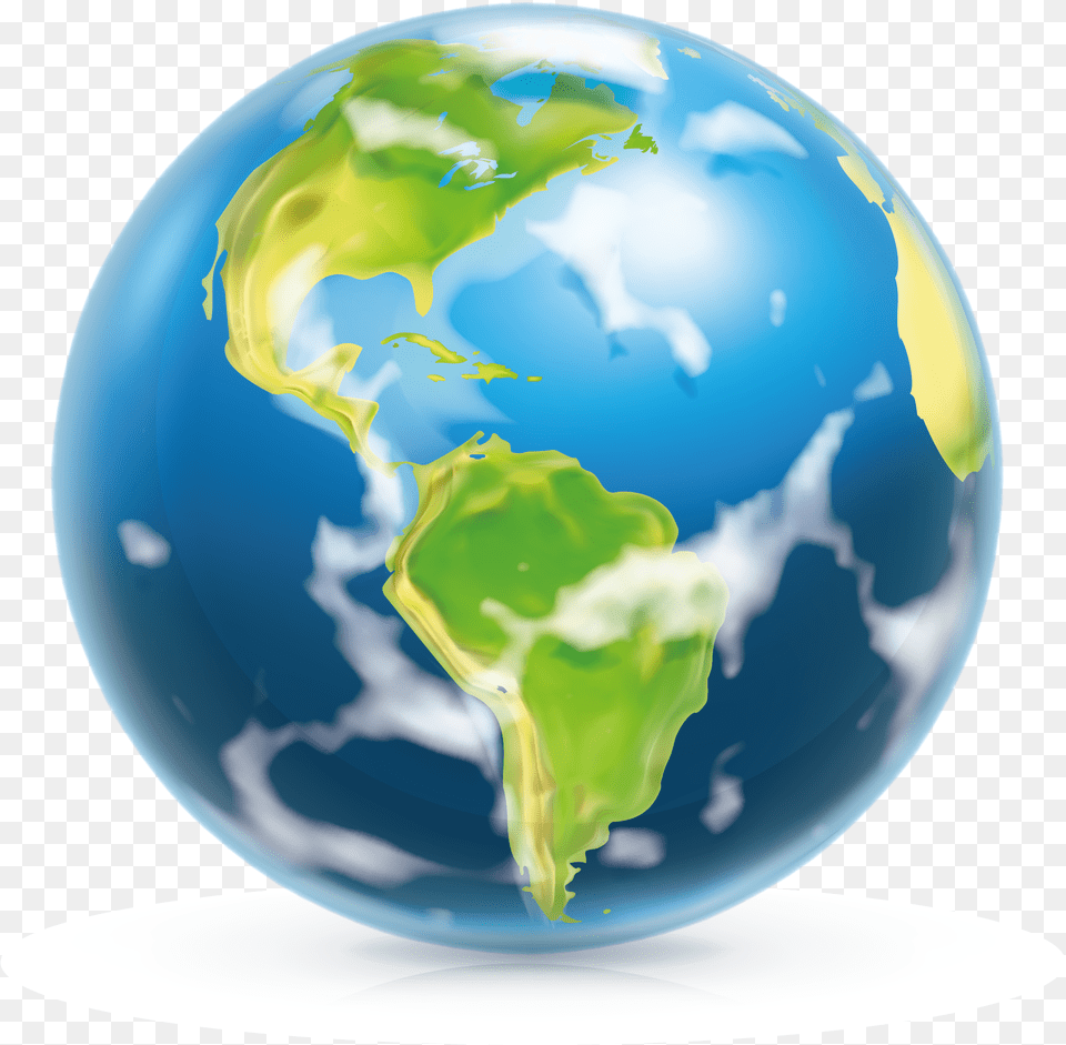 Clip Art Earth From Space Cartoon Art, Astronomy, Globe, Outer Space, Planet Free Png Download