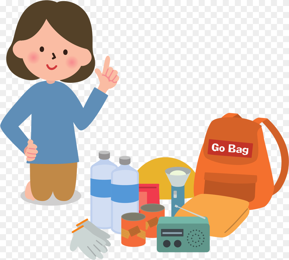 Clip Art Emergency Management Big Image, Bag, Cleaning, Person, Baby Free Transparent Png