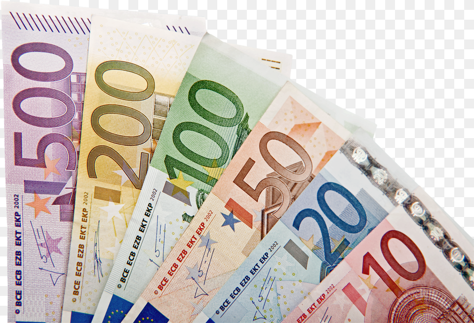 Clip Art Euro Bills And Coins, Money Png
