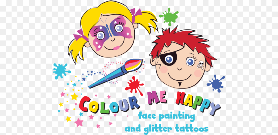 Clip Art Face Painting Clipart Clipart Face Painting Cartoon, Book, Comics, Graphics, Publication Png Image