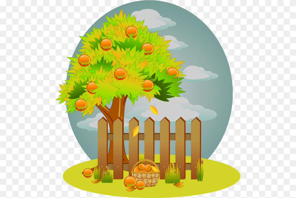 Clip Art Fall Season, Fence, Graphics, Plant, Tree Free Png Download