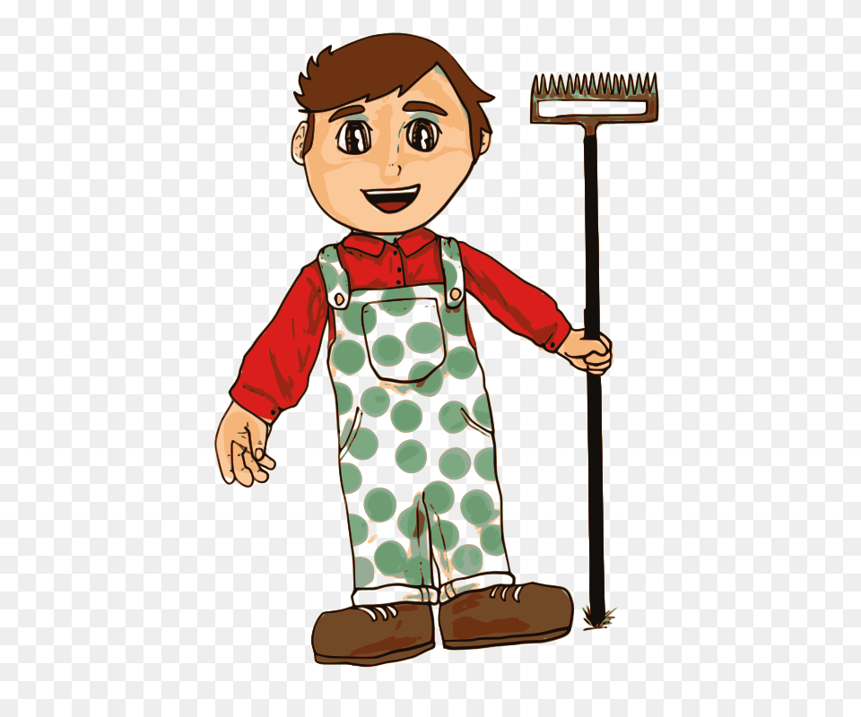 Clip Art Farmer, Cleaning, Person, Baby, Blade Free Png Download