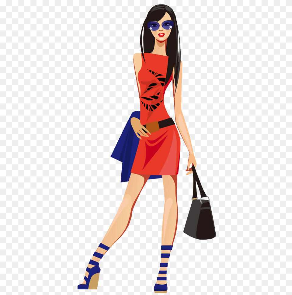 Clip Art Fashion Fashion, Accessories, Bag, Handbag, Person Free Png