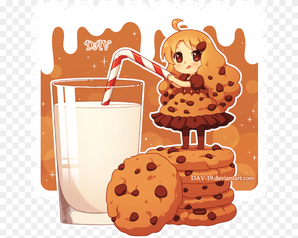 Clip Art Favourites By Princesadaisy On Cute Food Anime Girls, Beverage, Milk, Sweets, Face Free Png Download