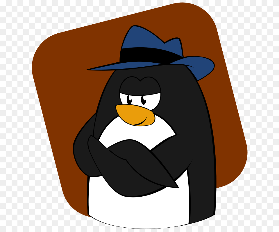 Clip Art Fedora Penguin, Face, Head, Person Png Image