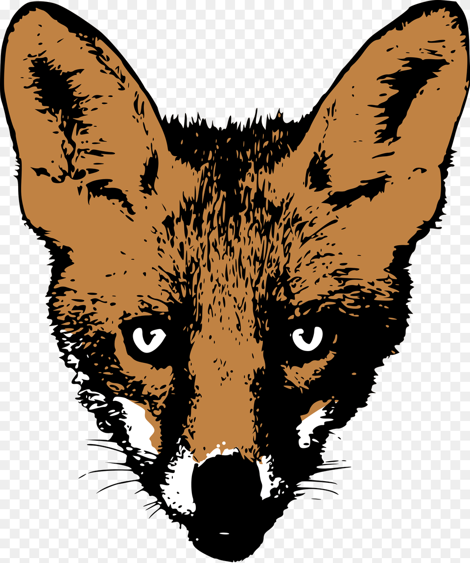 Clip Art File Drawing Svg Wikimedia Fox Face Drawing, Person, Animal, Mammal, Wildlife Free Png Download