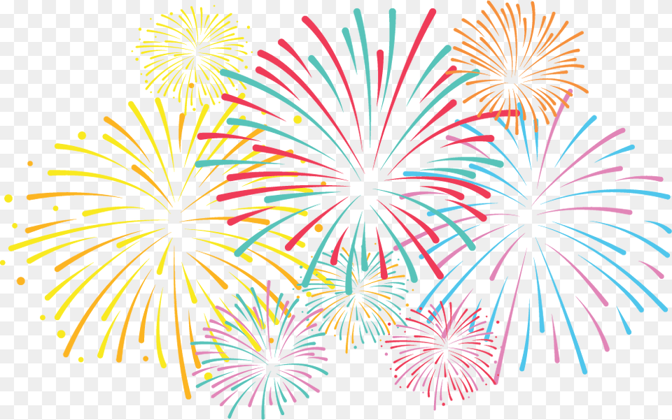 Clip Art Fireworks Openclipart Drawing Clipart Background Fireworks, Graphics, Pattern, Plant Png Image