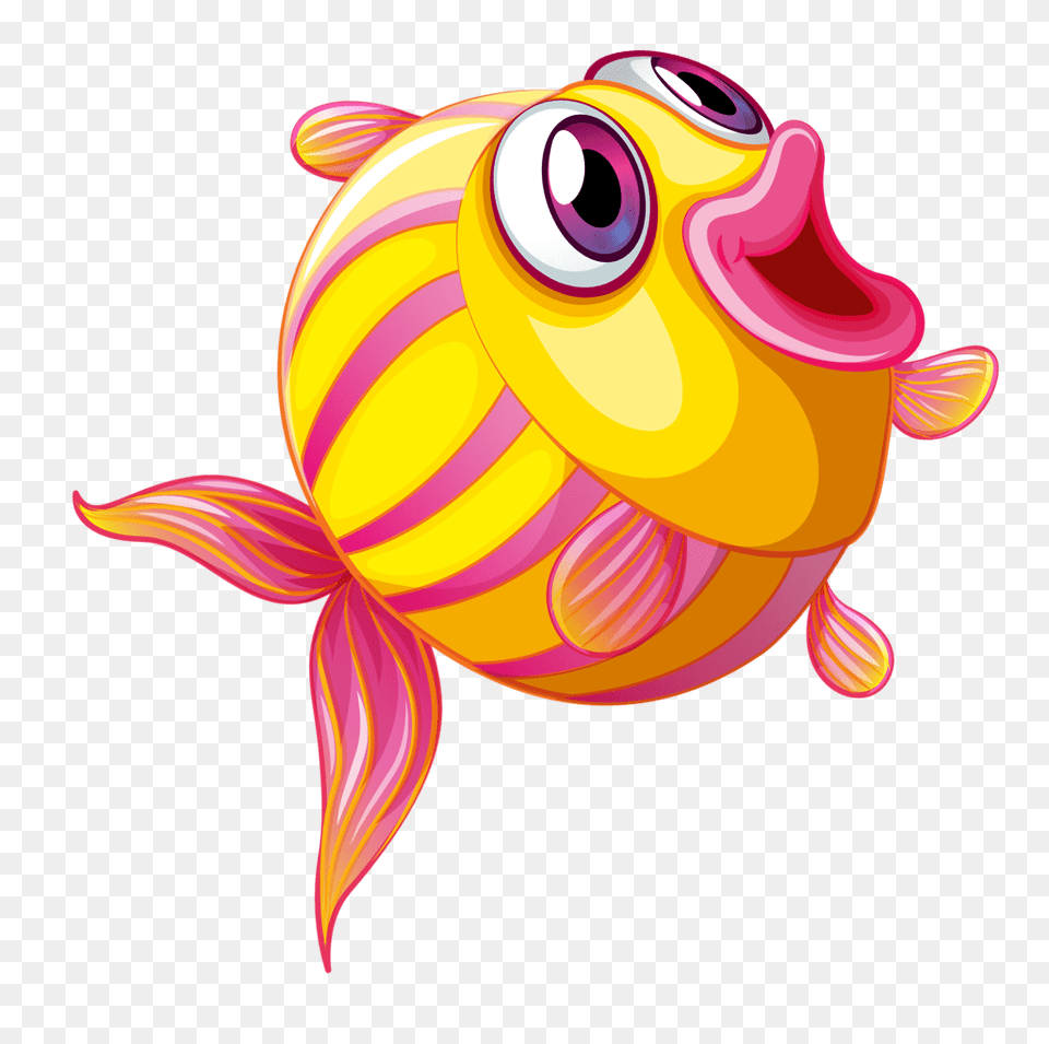 Clip Art Fish And Cartoon Tropical Nail Designs Ideas, Animal, Sea Life, Shark Free Transparent Png
