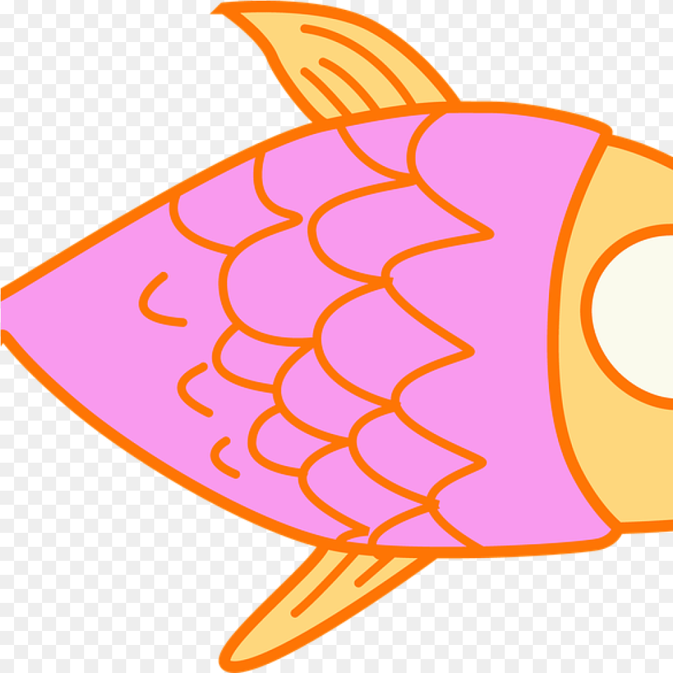 Clip Art Fish Kids Transparent Background Cartoon Transparent, Animal, Sea Life, Goldfish Free Png Download