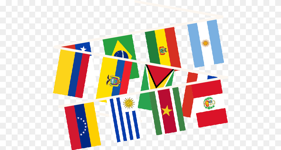 Clip Art Flag Of South America South America Flag Bunting Png