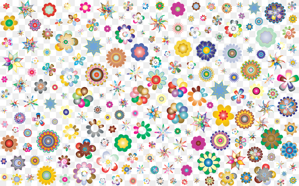 Clip Art Flower Background, Floral Design, Graphics, Pattern, Accessories Free Png Download