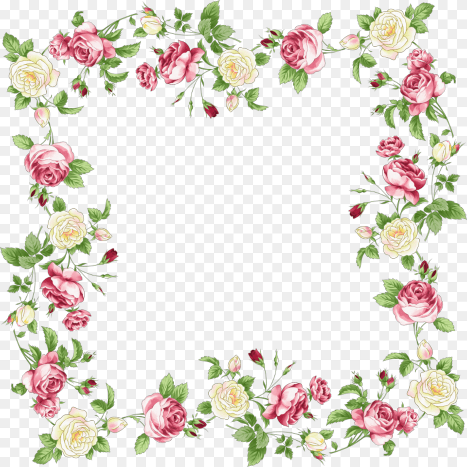 Clip Art Flower Border Transparent Background Transparent Background Flower Border, Floral Design, Graphics, Pattern, Plant Png Image