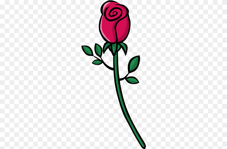 Clip Art Flower Decoration Symbol Love Leaves Petals Budding Rose Clip Art, Plant, Dynamite, Weapon Free Png Download