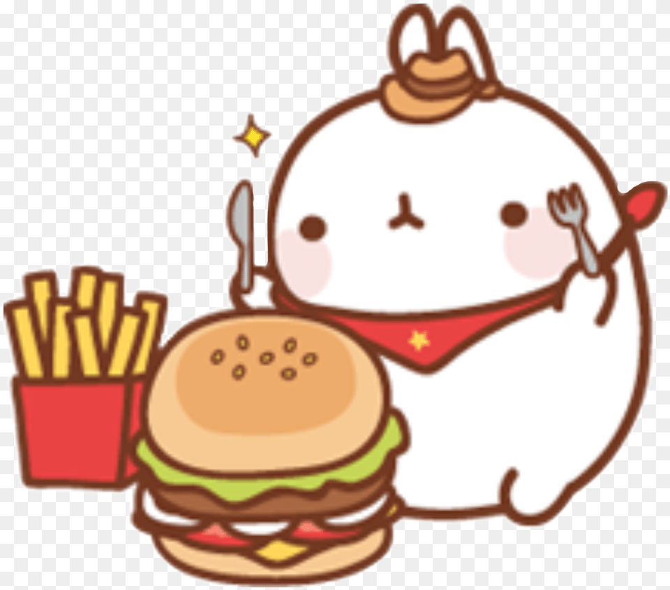 Clip Art Food Japanese Cuisine Kawaii Hamburger Cute Food Clipart, Lunch, Meal, Burger, Nature Png