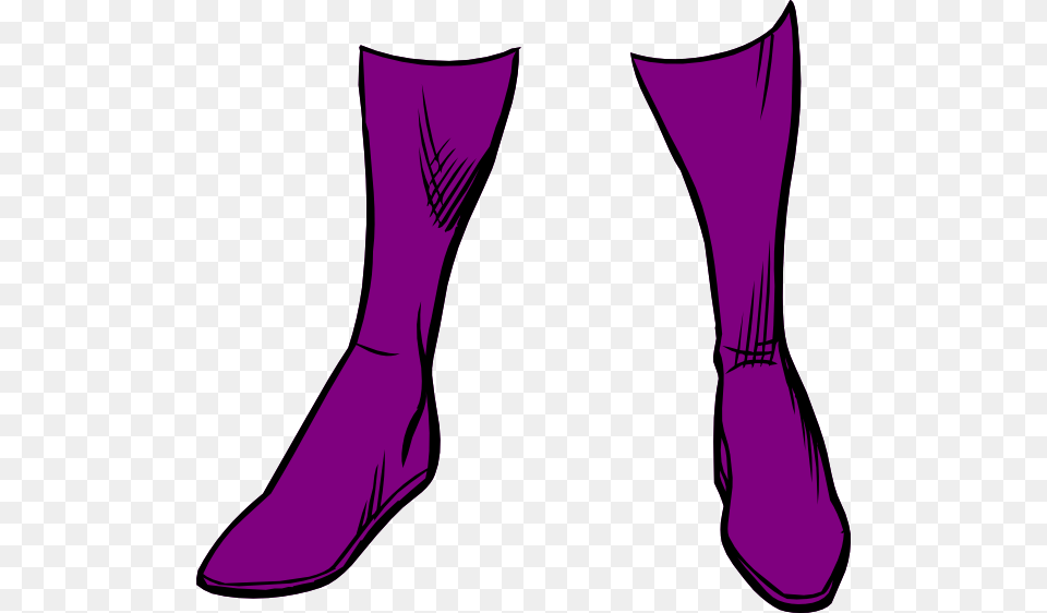 Clip Art For Boots Ville Du Muy, Purple, Clothing, Hosiery, Sock Free Png