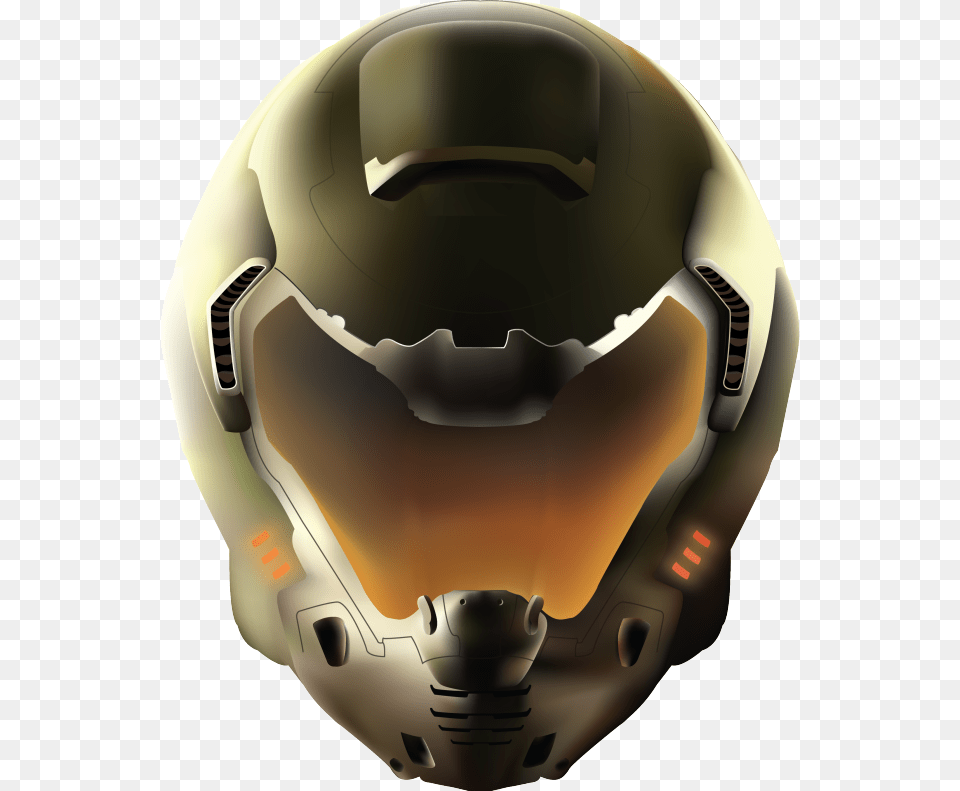 Clip Art For Free Doom Slayer Helmet Transparent, Crash Helmet, Clothing, Hardhat, Soccer Ball Png