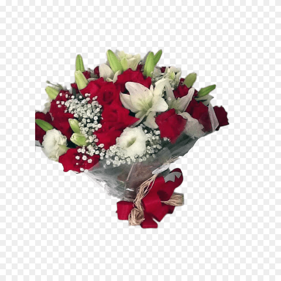Clip Art Foto Buque De Flores Buque De Rosas Vermelhas E Lirios Brancos, Flower, Flower Arrangement, Flower Bouquet, Plant Png Image