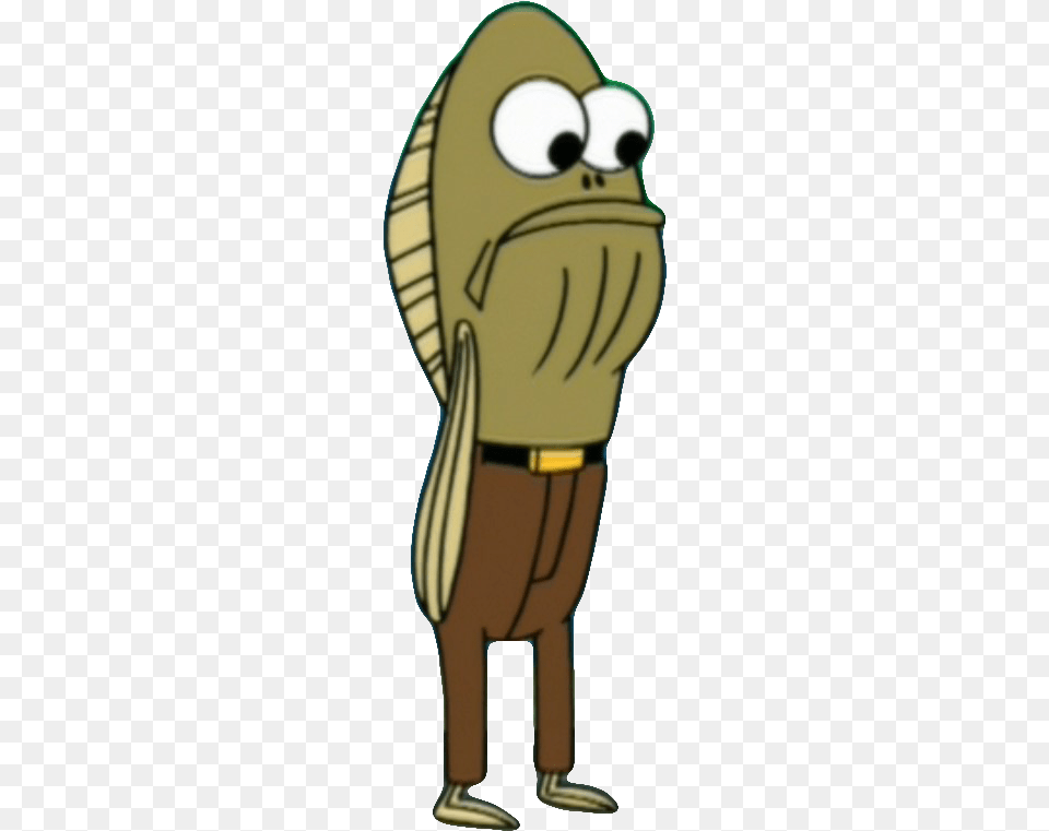 Clip Art Fred Encyclopedia Spongebobia Fandom My Leg Guy From Spongebob, Cartoon, Animal, Mammal, Toy Free Transparent Png