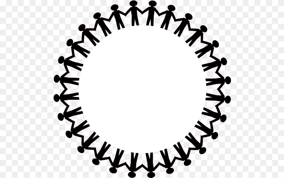 Clip Art Free Black People Clipart Ring Of People Holding Hands, Oval Png Image