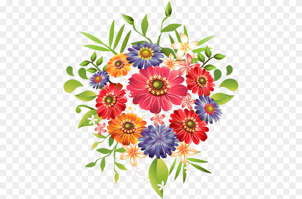 Clip Art Clipart Summer Flowers Bunch Of Flowers Clipart, Plant, Pattern, Graphics, Flower Free Png