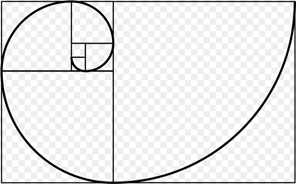 Clip Art Download On Mbtskoudsalg Fibonacci Spiral, Gray Free Transparent Png