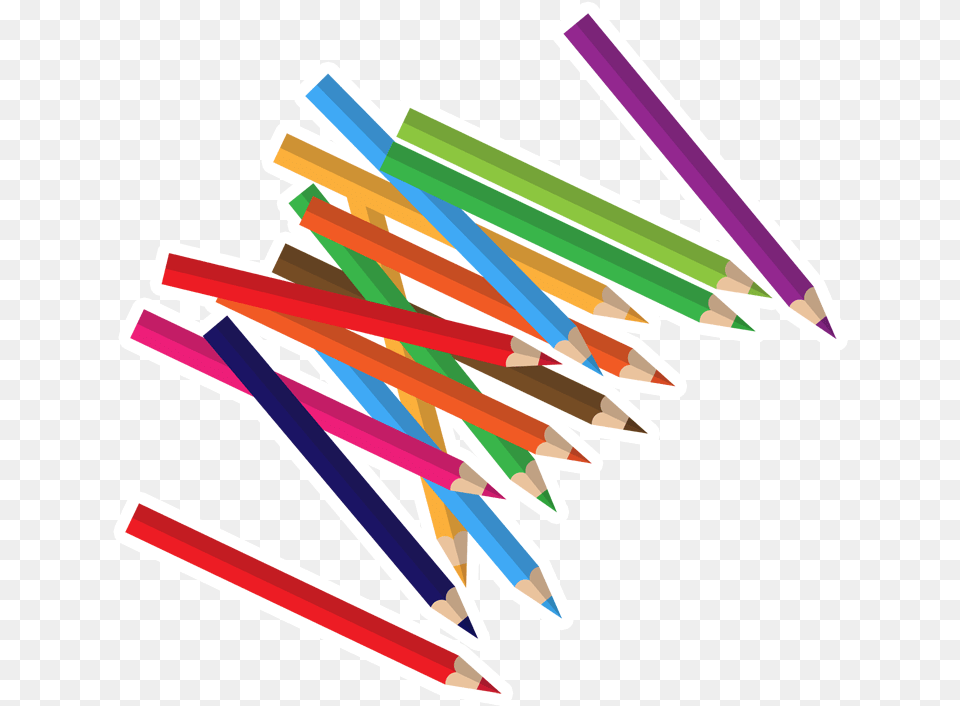 Clip Art Free Stock Crayons Drawing Colorful Cartoon Colored Pencils, Pencil, Dynamite, Weapon Png