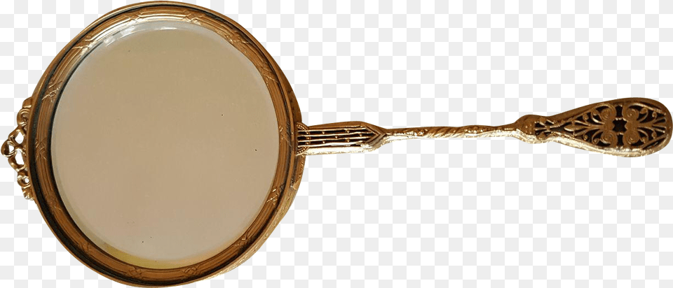 Clip Art Freeuse Antique Gilded Mirror Over White Vintage Frying Pan, Cutlery, Spoon Free Png Download