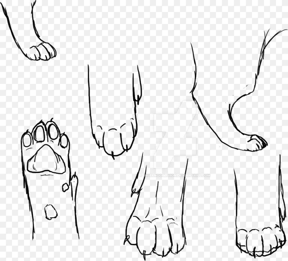 Clip Art Freeuse Download Collection Of Cat Feet High Draw A Warrior Cat Paw, Logo, Symbol, Text Png