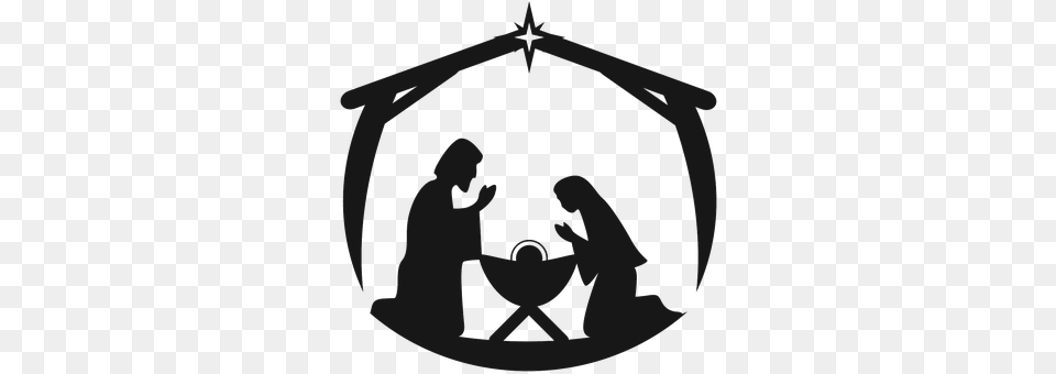 Clip Art Freeuse Library Nativity Scene Silhouette Christmas Nativity Icon, People, Person, Photography Free Transparent Png