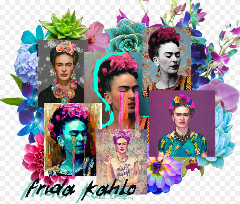 Clip Art Frida Kahlo Frida Kahlo Pop Art Hd, Collage, Woman, Person, Man Free Transparent Png