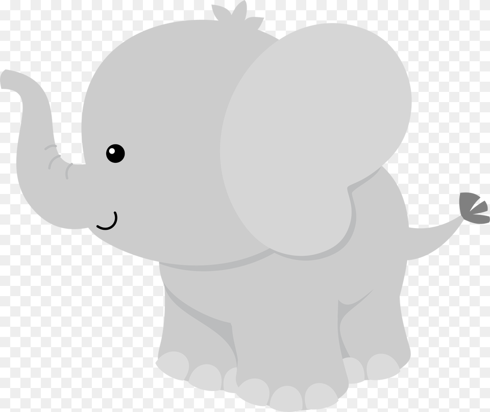 Clip Art From Http Flavoli Minus Gray Baby Elephant Clip Art, Animal, Mammal, Wildlife, Pig Png