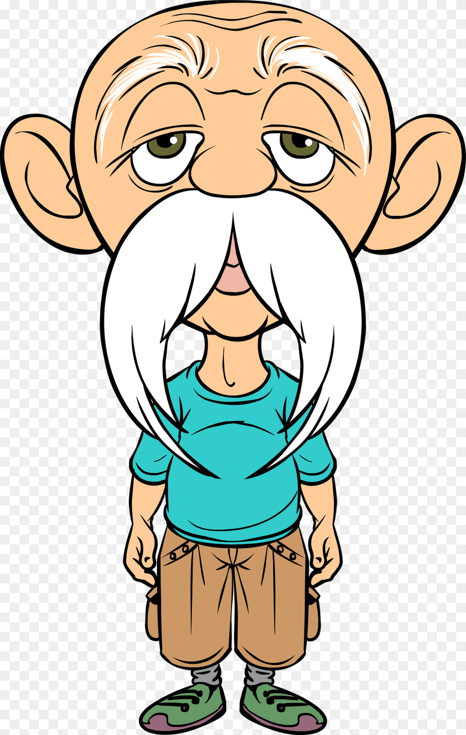 Clip Art Funny Old Man Pictures Funny Old Man Cartoon, Book, Publication, Comics, Baby Png Image