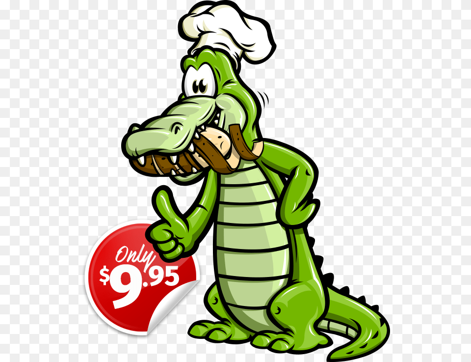 Clip Art Gator Chef Cooking Alligator Clipart, Animal, Reptile, Crocodile Free Png