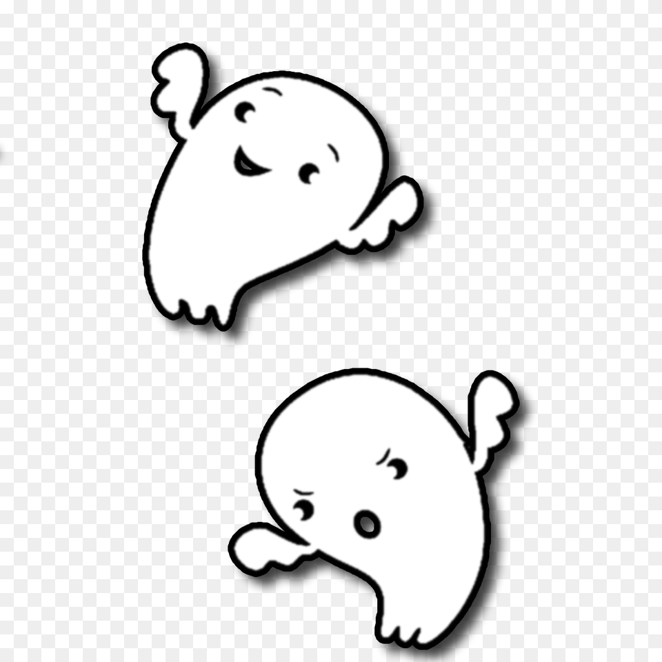 Clip Art Ghost, Stencil, Baby, Person, Animal Free Png