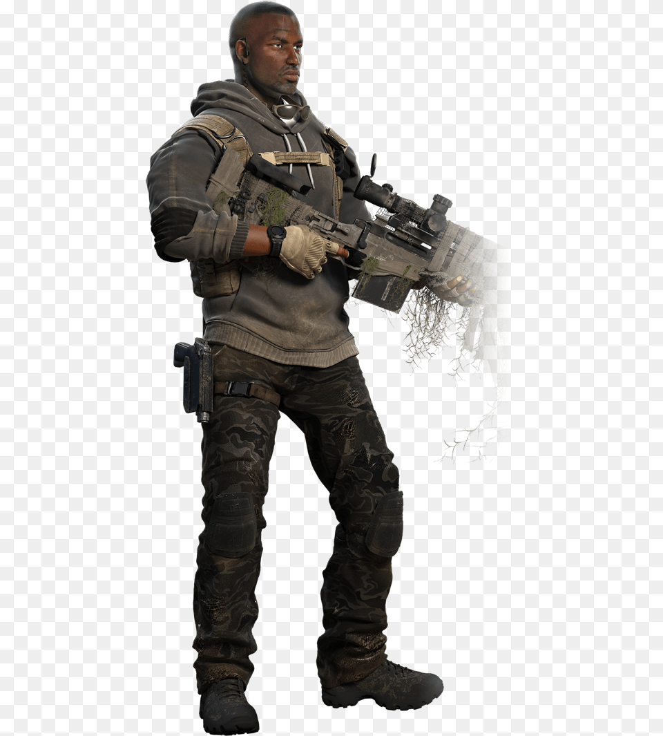 Clip Art Ghost Recon Wildlands Concept Art 3d Assault Characters, Adult, Person, Weapon, Man Free Transparent Png