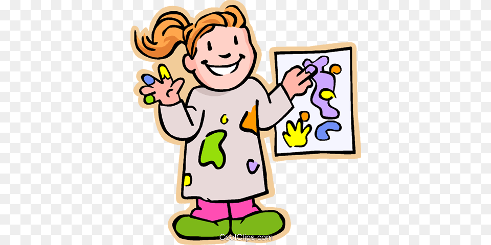 Clip Art Girl In Smock, Baby, Face, Head, Person Png