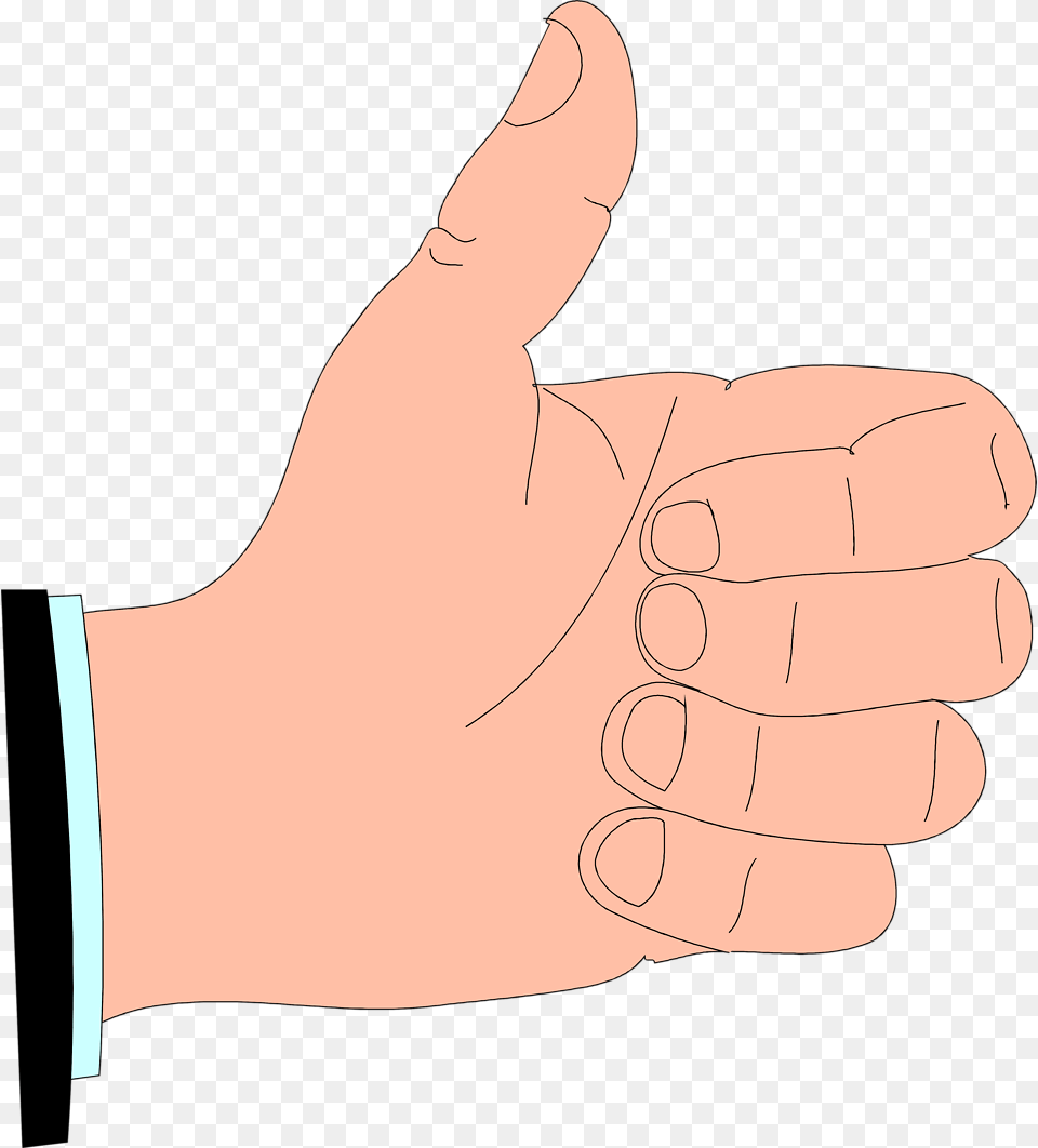 Clip Art Giving Illustrations Cartoon Image Of Thumb, Body Part, Finger, Hand, Person Free Png