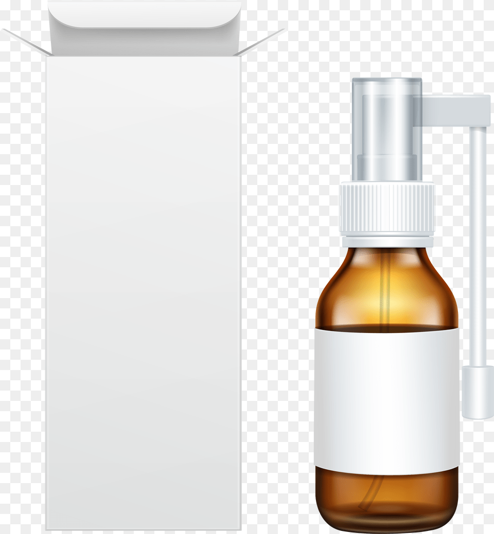 Clip Art Glass Medicine Bottle Spray Glass Medicine Bottle, Lotion, Shaker Free Png