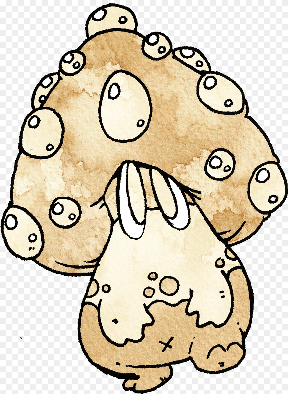 Clip Art Gnarly Doodles Inktober Day Cartoon, Food, Sweets, Baby, Pattern Free Png