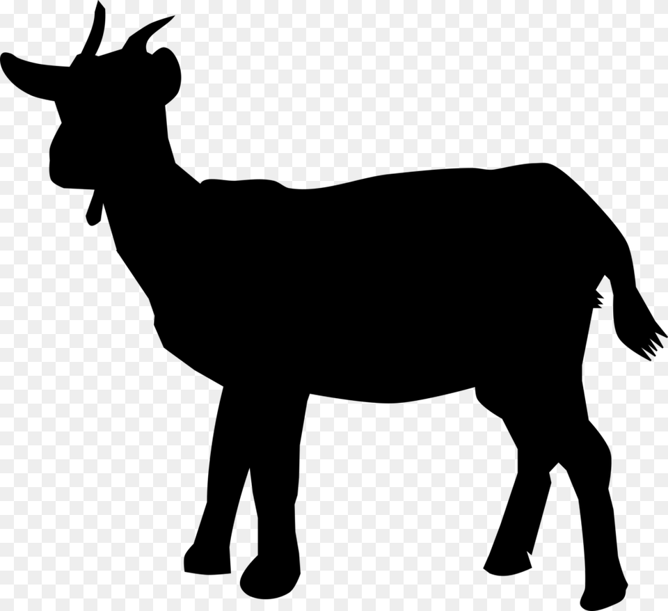 Clip Art Goat, Gray Png