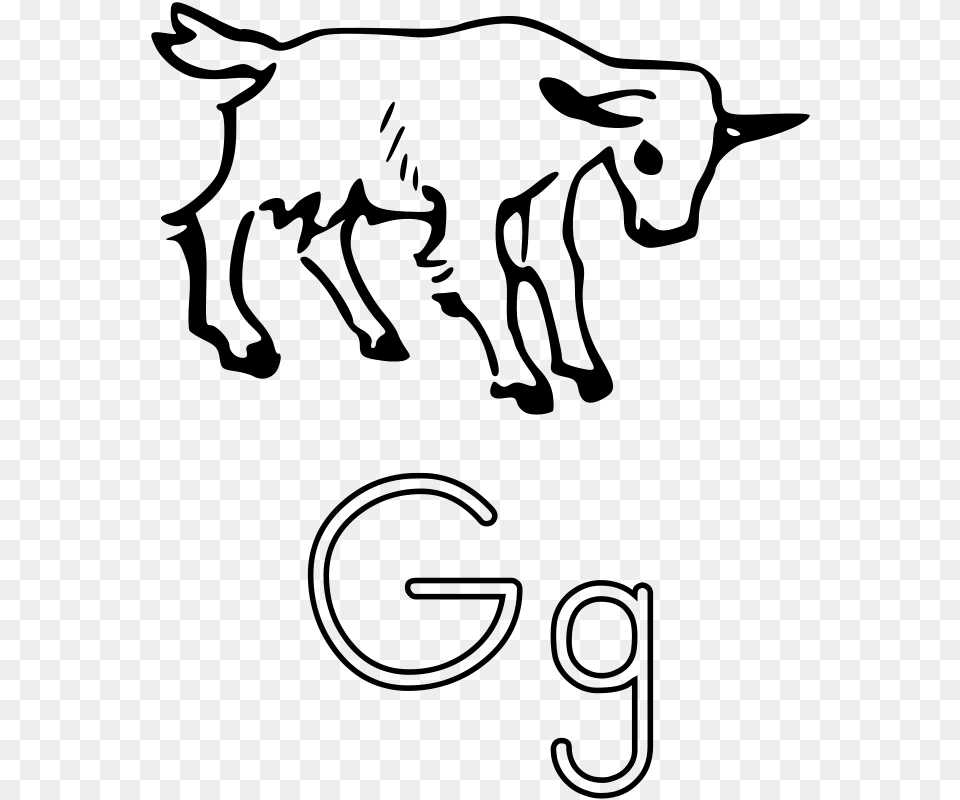 Clip Art Goat, Gray Free Png