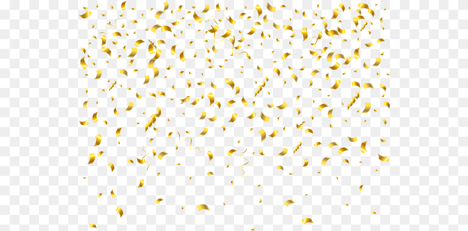 Clip Art Gold Confetti Gif Transparent Background, Paper Free Png Download