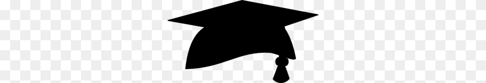 Clip Art Graduation Cap Look, Gray Png Image