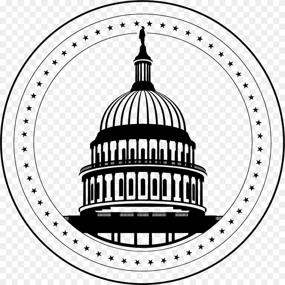 Clip Art Graphic Huge Washington Dc Capitol Clipart, Logo, Symbol Png